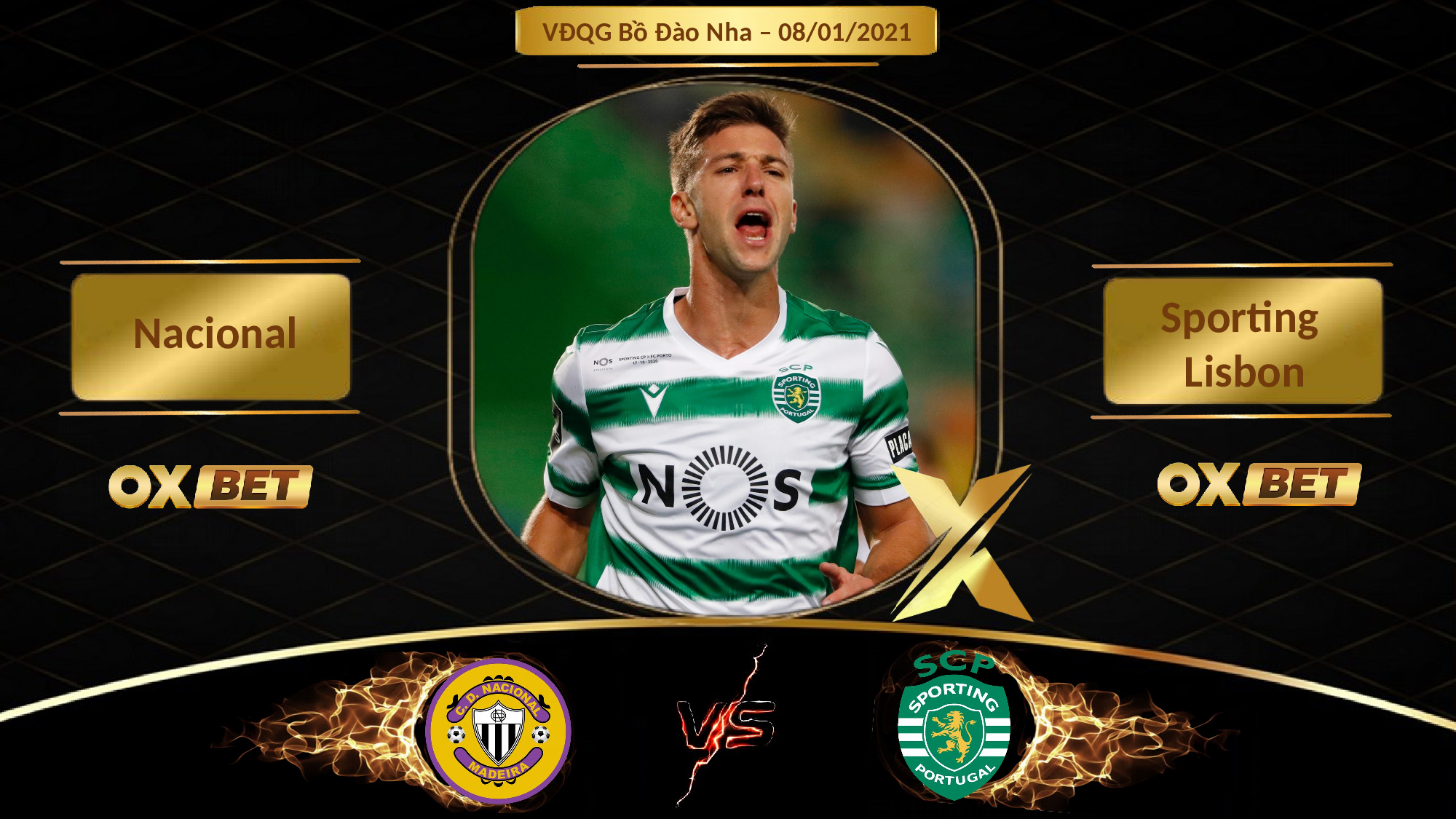 Soi kèo Nacional vs Sporting Lisbon, 01h30, 08/01/2021 ...