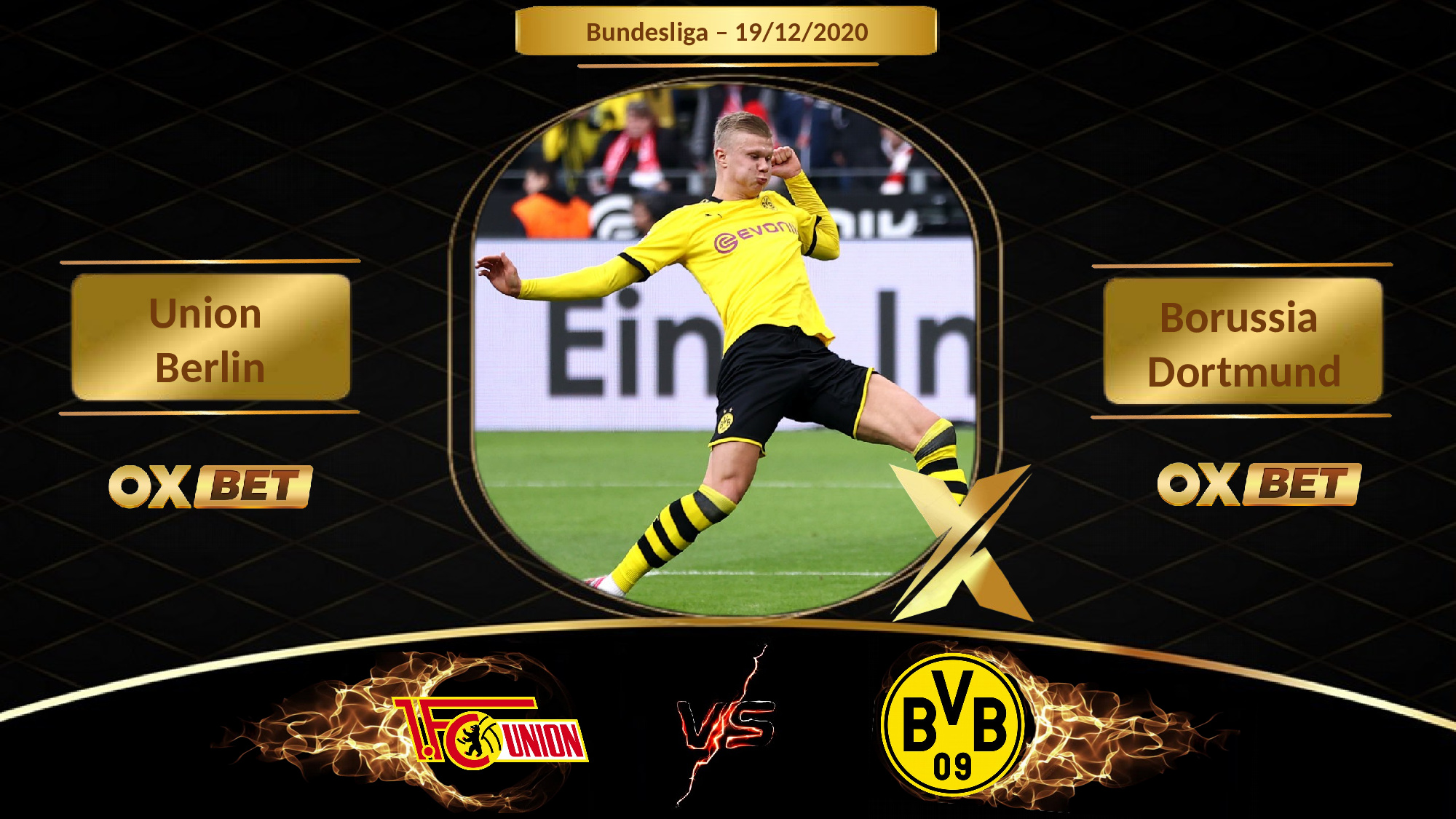 Soi kèo Union Berlin vs Borussia Dortmund , 02h30 , 19/12/2020, nhà cái Oxbet